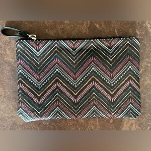 Chevron printed bag, small. In good condition